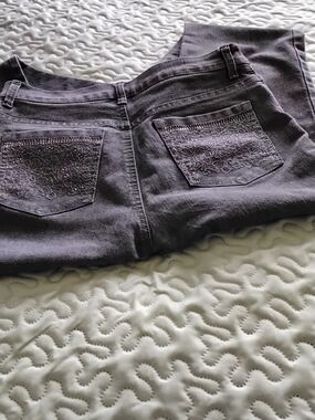 Gloria Vanderbilt Gray Denim Straight Leg Jeans